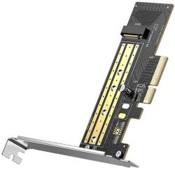 Ugreen Adaptor SSD M. 2 NVMe la PCI-E 3.0 X4, Fixare pe Carcasa, Negru (70503-UGREEN)