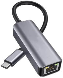 Basekit Adaptor USB Type-C la Gigabit Ethernet RJ45, Basekit, 1000Mbps, Gray (TD-USH265)