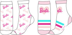 EPlus Set 2 perechi șosete pentru copii - Barbie, roz Mărimea sosete: 27-30