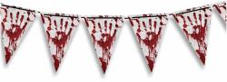 Fiestas Guirca Banner steag - Amprente de maini sângeroase de Halloween 300 cm