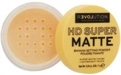 Relove By Revolution Bananowy puder matujący do utrwalania makijażu - Relove By Revolution HD Super Matte Banana Powder 7 g