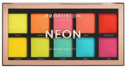 Profusion Cosmetics Paletă fard de pleoape - Profusion Cosmetics Neon 10 Shades Eyeshadow Palette 12 g