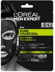 L'Oréal Mască din țesătură pentru față - L'Oreal Paris Men Expert Pure Charcoal 30 g