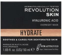 Revolution Skin Mască de noapte pentru față cu acid hialuronic - Revolution Skin Hyaluronic Acid Overnight Mask 50 ml