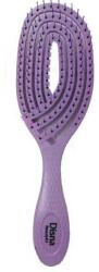 Disna Pharma Szczotka do włosów owalna, fioletowa - Disna Beauty4U Magic Twister Brush
