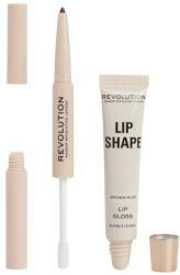 Makeup Revolution Lip Shape Brown Nude - Makeup Revolution Lip Shape Brown Nude