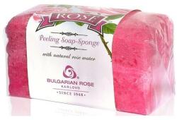 Bulgarian Rose Peeling-burete de săpun pentru corp - Bulgarian Rose Peeling Soap-Sponge 70 g