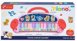 Toys Orga cu baterii si 13 sunete animale, 7Toys Instrument muzical de jucarie