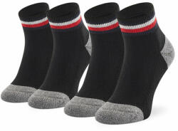 Tommy Hilfiger 2 pár hosszú szárú gyerek zokni 100001501 Fekete (100001501)