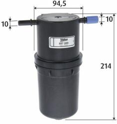 VALEO filtru combustibil VALEO 587089 (587089) - automobilus