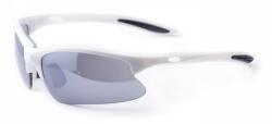 BikeFun - ochelari de soare Vector - rama alba #2 lentile fumurii, flash mirror C3 (9629-WH) - trisport