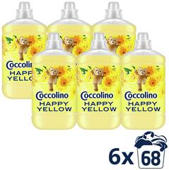 Coccolino Happy Yellow öblítőkoncentrátum, 6x1700ml