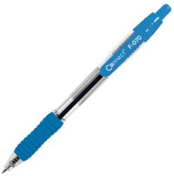 Fornax Golyóstoll Fornax F-70 grip, világos kék design, írásszín kék (A-609784) - irodaitermekek