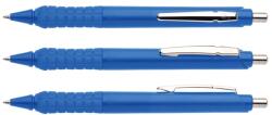 ICO Golyóstoll nyomógombos 0, 8mm, műanyag kék test Apollo K, írásszín kék (9010142016) - irodaitermekek