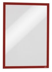 Durable Infókeret A3, 5 db/csomag, Durable Duraframe® Magnetic piros (486803) - irodaitermekek