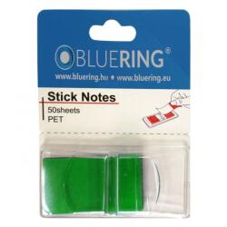Bluering Jelölőcímke 25x45mm, 50lap, műanyag Bluering® zöld (JJ50346B-50) - irodaitermekek