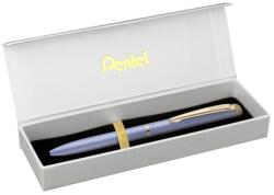 Pentel Rollertoll 0, 7mm fém pasztell lila test, Pentel Energel BL2007PV írásszín kék (BL2007PV) - irodaitermekek