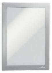 Durable Infókeret A5, öntapadó 2 db/csomag, Duraframe ezüst (487123) - irodaitermekek