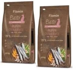 Fitmin Fitmin Purity Puppy Gabonamentes hal 2x12kg -3% olcsóbb készletben