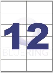 Bluering Etikett címke, 105x48mm, 12 címke/lap Bluering® (BRET118) - irodaitermekek