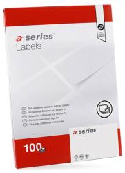 A-series Etikett címke, 52, 5x29, 7mm, 100 lap, 40 címke/lap A-Series (AS0593/65043) - irodaitermekek