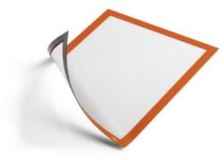 Durable Infókeret A4, 5 db/csomag, Durable Duraframe® Magnetic narancssárga (486909) - irodaitermekek