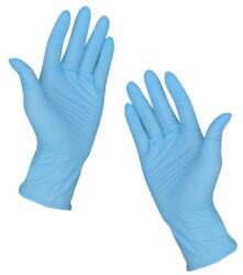 GMT Gumikesztyű nitril púdermentes M 100 db/doboz, GMT Super Gloves kék (24187) - irodaitermekek