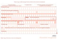 Bluering Nyomtatvány átutalási megbízás A6, PFNY. 11 2pld (24074) - irodaitermekek