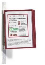 Durable Bemutatótábla tartó, Durable Vario® Magnet Wall 5, piros (591403) - irodaitermekek