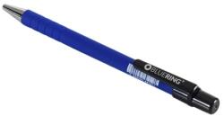 BLUERING Golyóstoll gumírozott kék test, Bluering® X6, írásszín kék (BR897671) - irodaitermekek