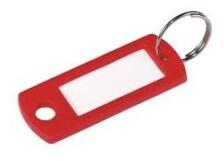 Kulcsjelölő címke beírós piros (KULCSC500P) - irodaitermekek