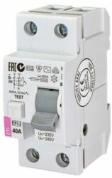ETI Fi relé 2P 40A/30mA A érintésvédelmi relé áram-védőkapcsoló EFI-2 A 40/003 2061112 (002061112)