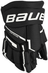 Bauer Supreme Mach Black/White Kezdő (ifjúsági) Hokikesztyűk 9 hüvelyk