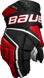 Bauer Vapor Hyperlite Black/Red Senior Hokikesztyűk 14 hüvelyk