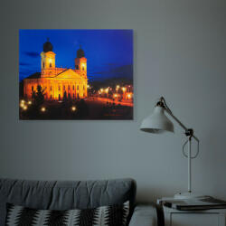 Family LED-es fali hangulatkép - "Nagytemplom Debrecen" - 3 x AA, 38 x 48 cm (58018K) - deconline