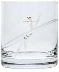 D&D Kristály pohár swarovski dísszel whisky 300ml átlátszó 6 db-os (8588006988314)