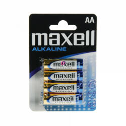 Home Maxell AA elem, alkáli, 4db/bliszter (MaxellLR6)