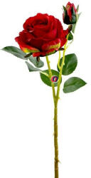 D&D Selyemvirág rózsa szálas 64 cm vörös (DD61222)