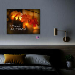 Family Őszi LED-es fali hangulatkép Hello Autumn, 40 x 30 cm (58502)