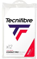 Tecnifibre Contact Pro White 12 Pack Felső nyélvédő overgrip