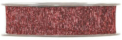 D&D Szalag textil 25mmx15m piros fényes dekorációs kiegészítő (PV3744M08)
