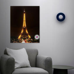Family LED-es fali hangulatkép - "Eiffel torony" - 2 x AA, 38 x 48 cm (58485) - deconline