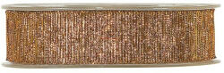 D&D Szalag textil 25mmx15m bronz fényes dekorációs kiegészítő (PV3744M05)