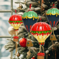 Kaemingk Luxury hólégballon karácsonyfadísz kétféle választható kivitel (522121)