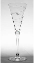 D&D Kristály pohár swarovski dísszel bor 200ml 6 db-os Luxury (8588006068801)