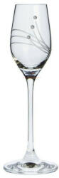D&D Üveg pohár swarovski dísszel pálinka 95ml átlátszó 2 db-os szett (8588006068672)