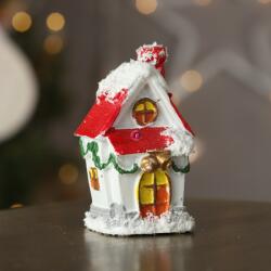 Decoration & Design Házikó poly 3, 6x3, 3x6, 8cm színes karácsonyi figura (DD57343)