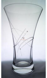 D&D Üveg váza swarovski dísszel 250mm átlátszó Luxury (8588006068252)
