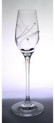 D&D Kristály pohár swarovski dísszel pálinka 95ml átlátszó 2 db-os (8588006068207)