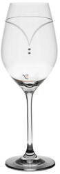 D&D Kristály pohár swarovski dísszel bor 360ml átlátszó 6 db-os (8588006988390)